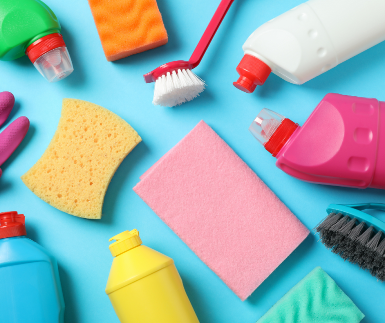 Prepping your cleaning supplies